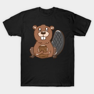 Beaver forest rodents for children animal welfare animal hunters T-Shirt